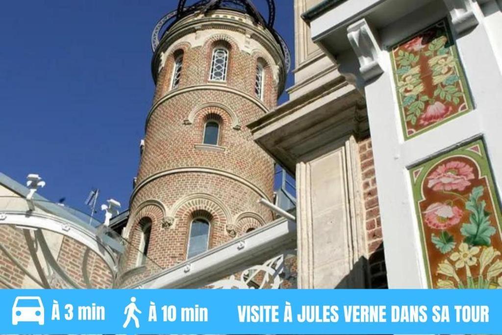 Grand Studio Amiens Gare Tout Confort Wifi Netflix 2Pers Luaran gambar